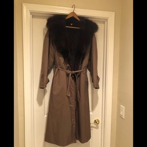 Full length all weather coat